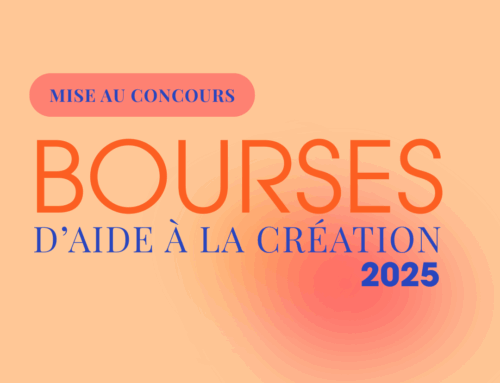 Nouvelle mise au concours – Bourse d’aide à la création 2025
